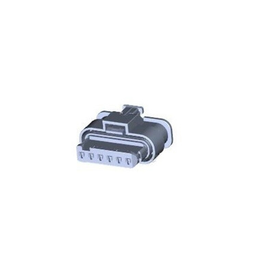TE Connectivity, 1-1718646, MCON Interconnection System Female 6 Way Housing For Female Terminals for use with Female