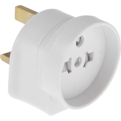RS PRO Europe to UK Travel Adapter, Rated At 13A