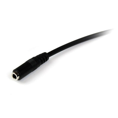Startech 1m 4 Pin Male 3.5 mm Mini-Jack to 4 Pin Female 3.5 mm Mini-Jack Audio Cable Assembly