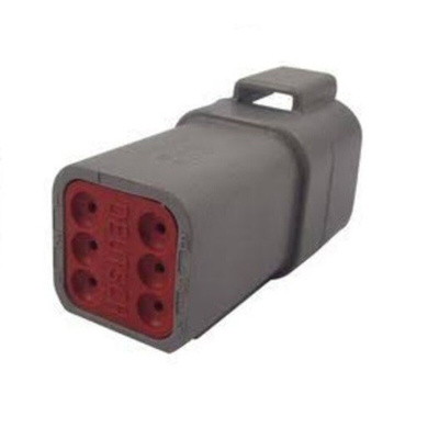 TE Connectivity, DEUTSCH DT Male 6 Way