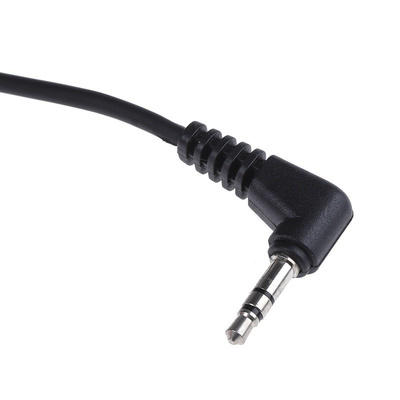 Switchcraft 3.5 mm Stereo Male Jack 90° angled to Stripped & Tinned Audio Cable Assembly