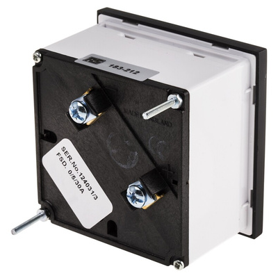 HOBUT D72SD Analogue Panel Ammeter 0/5/30A AC, 72mm x 72mm Moving Iron
