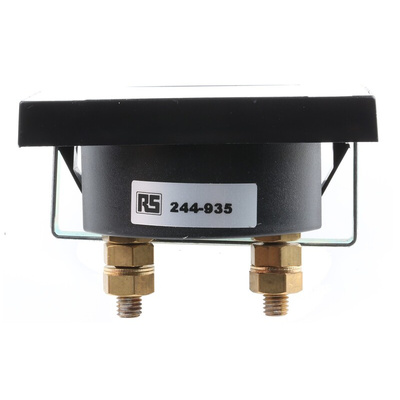 HOBUT R68M Analogue Panel Ammeter 30A DC, 63.5mm x 62.5mm, ±8 % Moving Magnet