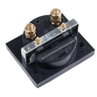 HOBUT R68M Analogue Panel Ammeter 80A DC, 63.5mm x 62.5mm, ±8 % Moving Magnet