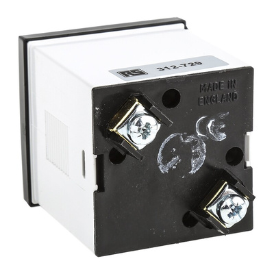 HOBUT D48SD Analogue Panel Ammeter 0/5A AC, 48mm x 48mm Moving Iron