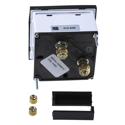 HOBUT D72SD Analogue Panel Ammeter 0/40A Direct Connected AC, 72mm x 72mm Moving Iron
