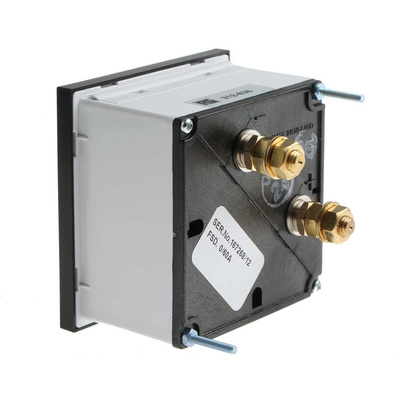 HOBUT D72SD Analogue Panel Ammeter 0/60A Direct Connected AC, 72mm x 72mm Moving Iron