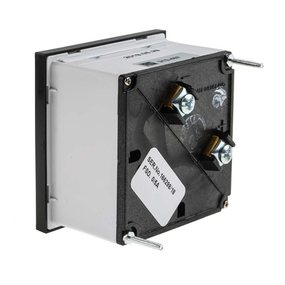 HOBUT D72SD Analogue Panel Ammeter 0/5A Direct Connected AC, 72mm x 72mm Moving Iron