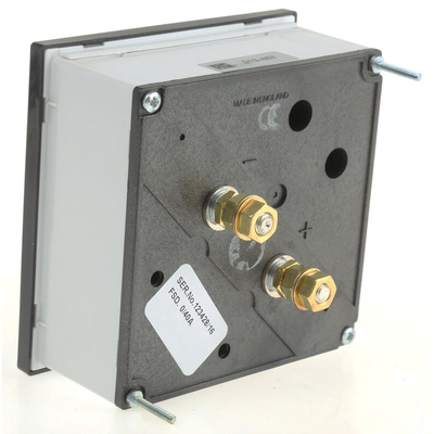 HOBUT D96SD Analogue Panel Ammeter 0/40A Direct Connected AC, 92mm x 92mm Moving Iron