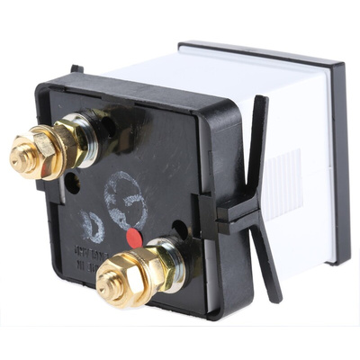 HOBUT D48MC Analogue Panel Ammeter 0/3A For Shunt 75mV DC, 48mm x 48mm Moving Coil