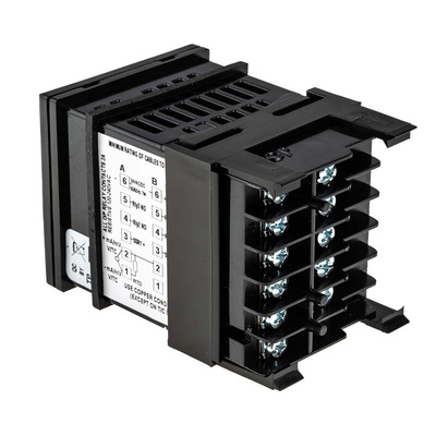 RS PRO Panel Mount PID Temperature Controller, 48 x 48mm, 3 Output Relay, SSR, 24 V ac/dc Supply Voltage