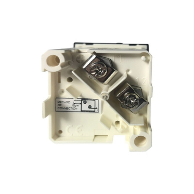RS PRO Analogue Panel Ammeter 25 (Input, Scale)A AC, 45mm x 45mm, 1 % Moving Iron