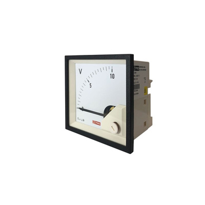 RS PRO Analogue Panel Ammeter DC, 68mm x 68mm, 1 % Moving Coil