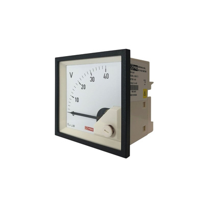 RS PRO Analogue Panel Ammeter DC, 68mm x 68mm, 1 % Moving Coil