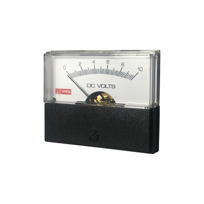 RS PRO Analogue Panel Ammeter DC, 57mm x 44mm, ±1.5 % Moving Coil