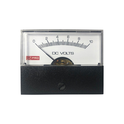 RS PRO Analogue Panel Ammeter DC, 57mm x 44mm, ±1.5 % Moving Coil