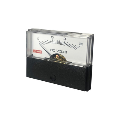 RS PRO Analogue Panel Ammeter DC, 57mm x 44mm, ±1.5 % Moving Coil