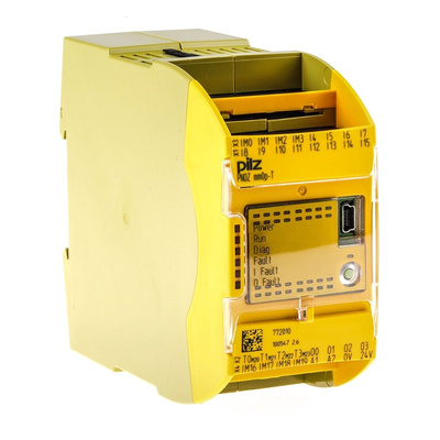 Pilz PNOZ mm0p-T Safety Controller, 20 Safety Inputs, 4 Safety Outputs, 24 V dc