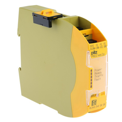 Pilz PNOZ mml2p Safety Controller, 1 Safety Inputs, 1 Safety Outputs, 24 V dc