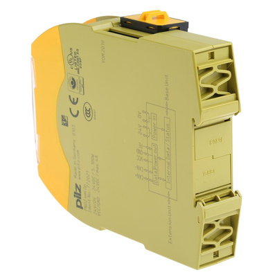Pilz PNOZ mml2p Safety Controller, 1 Safety Inputs, 1 Safety Outputs, 24 V dc