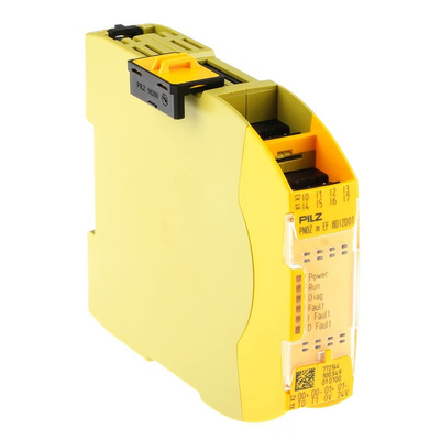 Pilz PNOZ m EF Safety Controller, 8 Safety Inputs, 2 Safety Outputs, 24 V dc