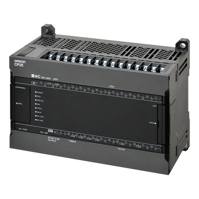 Omron CP2E Series PLC CPU for Use with CP2E Series, Transistor Output, 24-Input, Digital Input