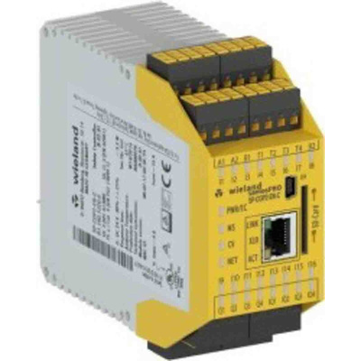 Wieland samosPRO-Compact module SP-COP Series Safety Controller, 16 Safety Inputs, 4 Safety Outputs, 16.8 → 30 V