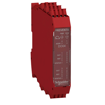 Schneider Electric Preventa XPSMCM Series Safety Controller, 4 Safety Inputs, 4 Safety Outputs, 24 V dc