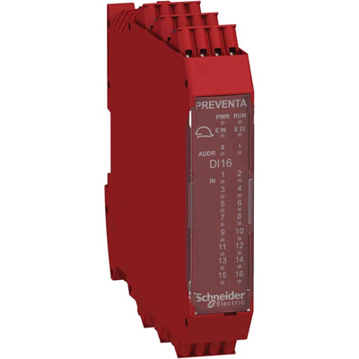Schneider Electric Preventa XPSMCM Series Safety Controller, 16 Safety Inputs, 4 Safety Outputs, 24 V dc