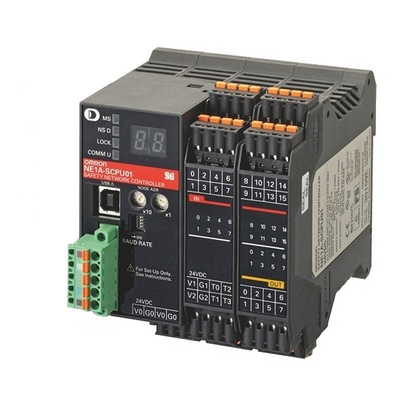 Omron NE1A Series Safety Controller, 16 Safety Inputs, 8 Safety Outputs, 24 V