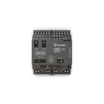 Arduino Opta WiFi Series Logic Controller, 12 → 24 V Supply, Relay Output, Analogue, Digital Input