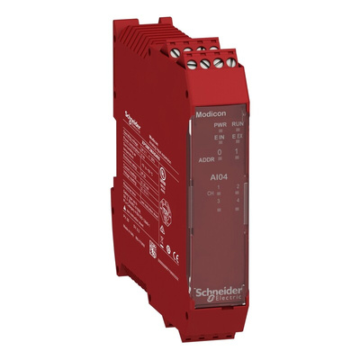 Schneider Electric Preventa Safety Automation XPSMCM Series PLC Expansion Module, 4 Safety Inputs, 24 V