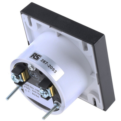 HOBUT Analogue Panel Ammeter 0/80/160A For 80/5A CT AC, 72mm x 72mm Moving Iron