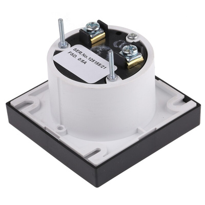 HOBUT PD72MC Analogue Panel Ammeter 0/5A Direct Connected DC DC, 72mm x 72mm Moving Coil