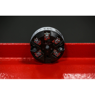RS PRO Temperature Transmitter PT100 Input, 10 → 30 V dc, 0 → +70 °C