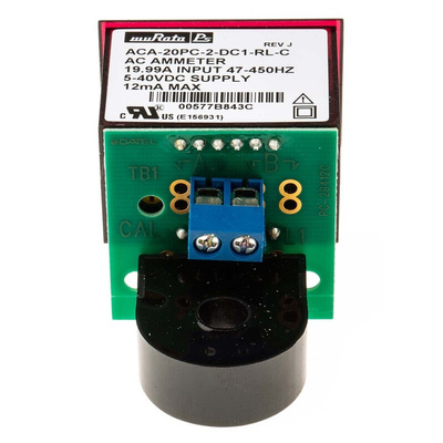 Murata Power Solutions Digital Ammeter AC, 21.3mm x 33.9mm