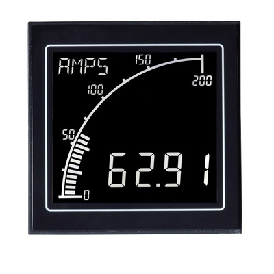 Trumeter Digital Panel Ammeter AC, 68mm x 68mm, 0.5 %