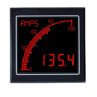Trumeter Digital Panel Ammeter AC, 68mm x 68mm, 0.5 %
