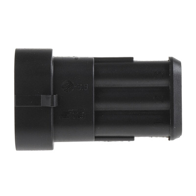 TE Connectivity, AMP Superseal 1.5 Automotive Connector Plug 3 Way