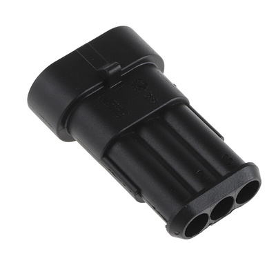 TE Connectivity, AMP Superseal 1.5 Automotive Connector Plug 3 Way