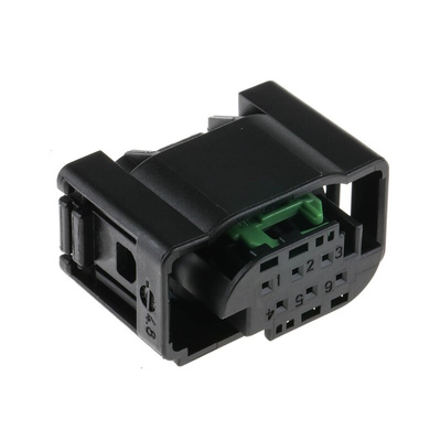 TE Connectivity, Micro Quadlok System Automotive Connector Socket 6 Way, Crimp Termination