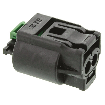 TE Connectivity, Micro Quadlok System Automotive Connector Socket 2 Way, Crimp Termination
