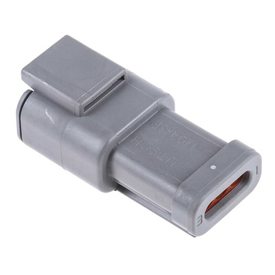 Deutsch, DTM Automotive Connector Socket 3 Way, Crimp Termination