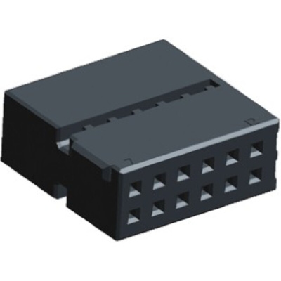 TE Connectivity, Micro Quadlok System Automotive Connector Socket 12 Way, Crimp Termination