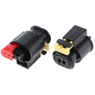 TE Connectivity, Sensor Flat Contact System Automotive Connector Socket 2 Way