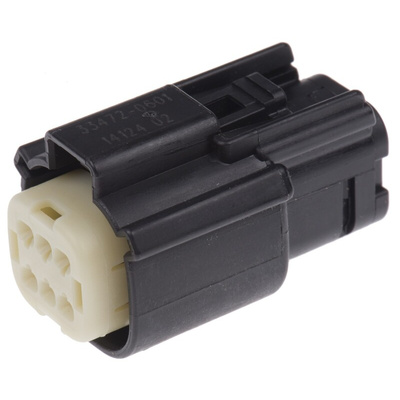 Molex, MX150 Automotive Connector Socket 6 Way, Crimp Termination