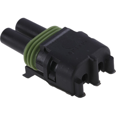 Delphi, Weather-Pack Automotive Connector Socket 2 Way, Crimp Termination