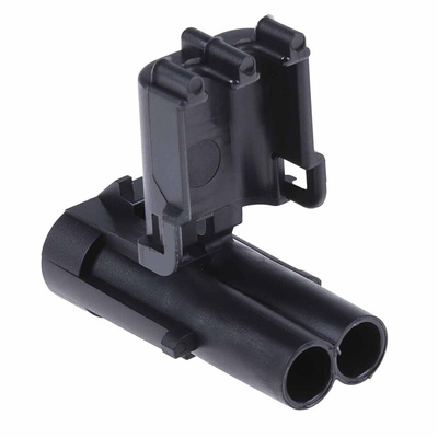 Delphi, Weather-Pack Automotive Connector Plug 2 Way, Crimp Termination