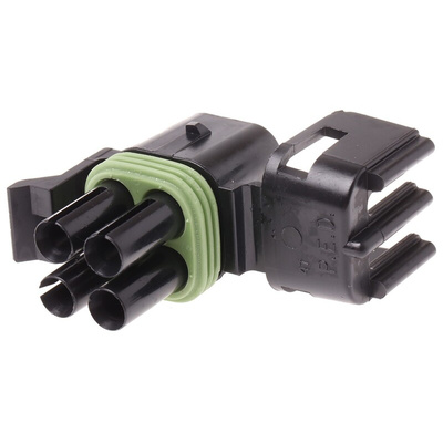 Delphi, Weather-Pack Automotive Connector Socket 4 Way, Crimp Termination