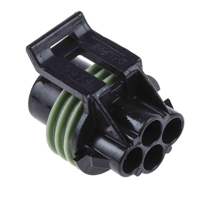 Delphi, Metri-Pack 150 Automotive Connector Socket 4 Way, Crimp Termination